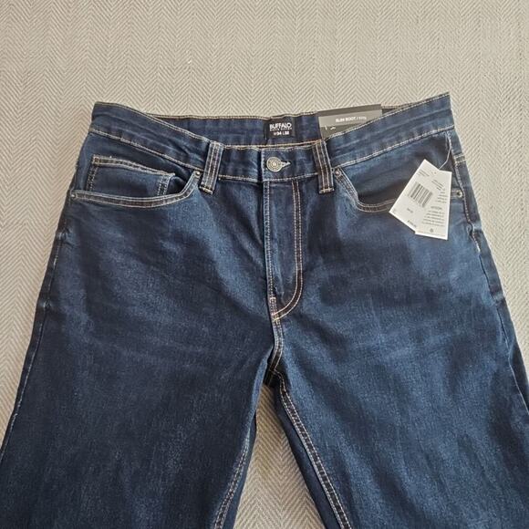 Buffalo By David Bitton Men's Size W34 L32 Slim Boot King Stretch Fit Jeans NWT - Picture 9 of 15